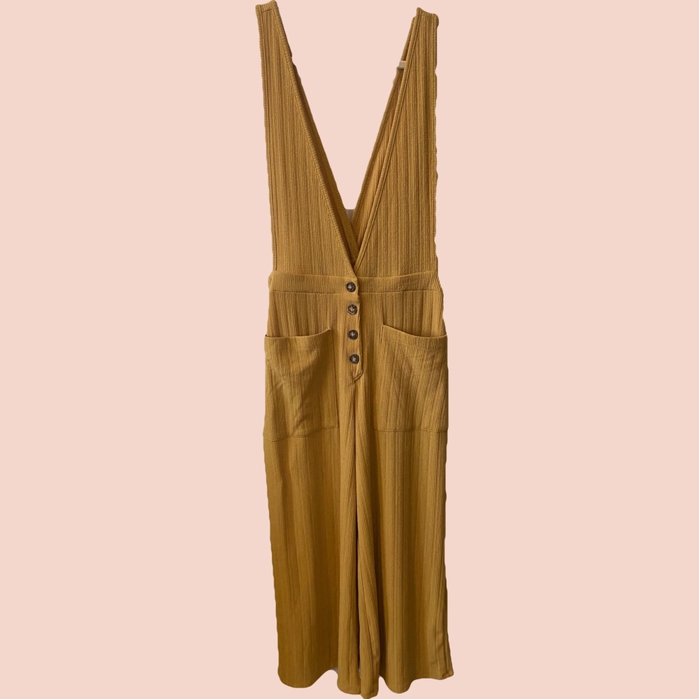 Mustard Jumpsuit Culottes